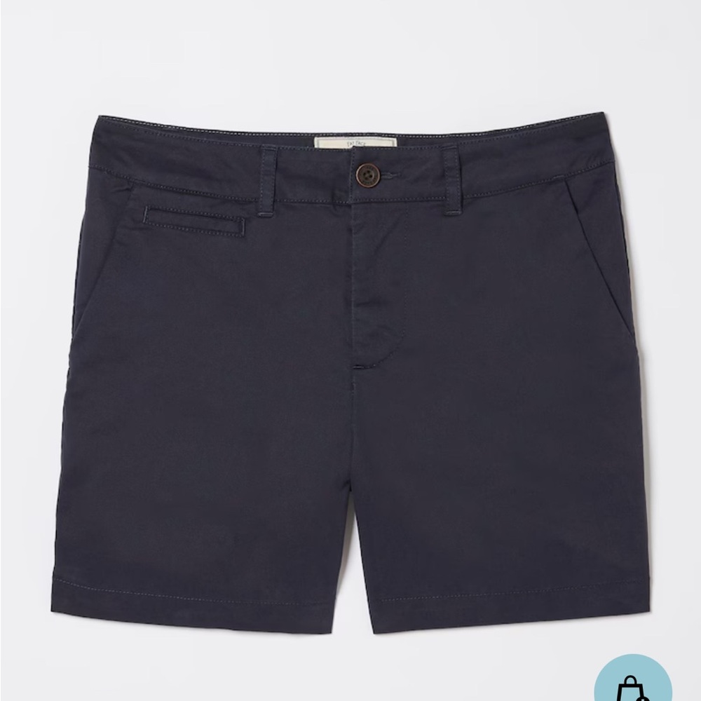 Padstow Navy Chino Shorts